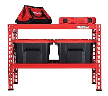Amazon.com: CRAFTSMAN 2-Shelf 3-Foot Tall Stackable Tool